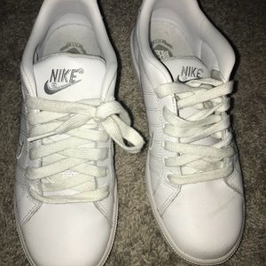 White Nike sneakers